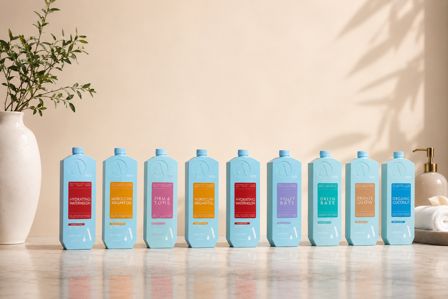 Het professionele Azure Tan-assortiment bij Maison Mette